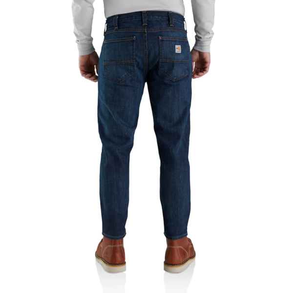Carhartt FR Rugged Flex Relaxed Fit 5-Pocket Tapered Jean in Indigo